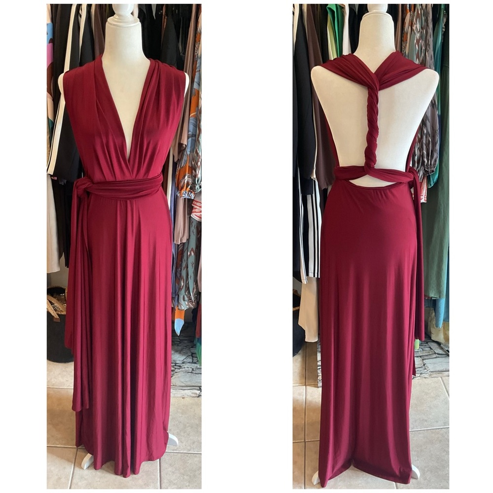 Elegant Convertible Maxi Dress